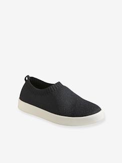 Schuhe-Mädchenschuhe 23-38-Mädchen Slip-on Sneakers, recycelte Fasern