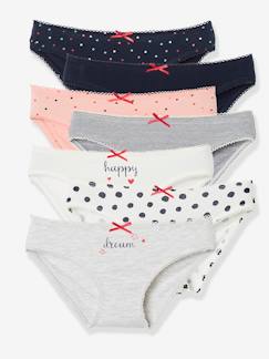 Mädchen-Unterwäsche-7er-Pack Mädchen Slips, verschiedene Muster