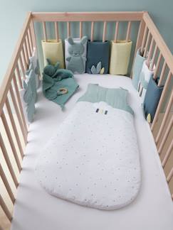 Linge de maison et décoration-Linge de lit bébé-Tour de lit respirant MENTHE A L'EAU