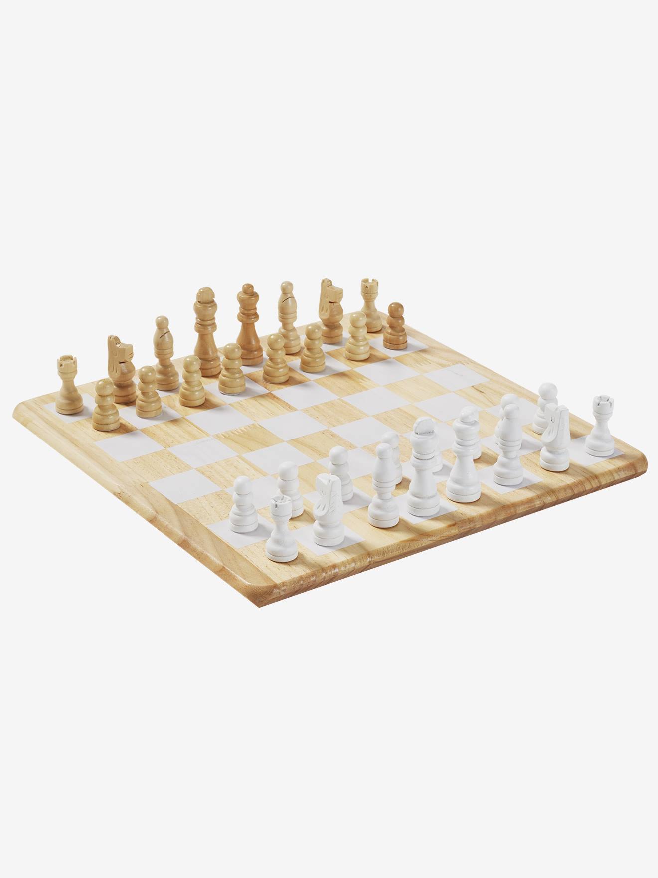 Kinder Schach-Spiel, Holz - mehrfarbig, Spielzeug