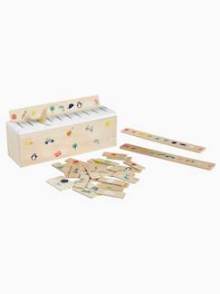 Spielzeug-Gesellschaftsspiele-Gedächtnis-/Beobachtungsspiele-Kinder Sortier-Spiel mit Farben + Formen aus Holz FSC®