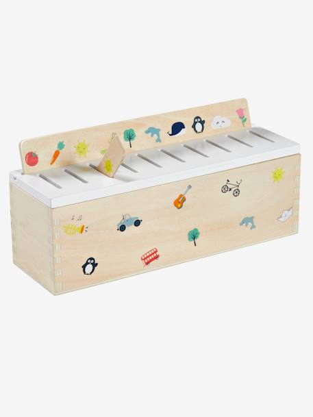 Boîte de tri formes et couleurs en bois FSC® multicolore 