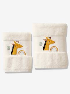 Linge de maison et décoration-Linge de bain-Serviette de bain Girafe