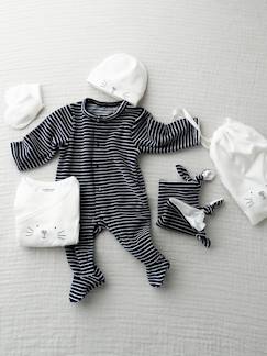 Sommer-Pyjamas-5-teiliges Baby-Set, Beutel mit Katzenprint