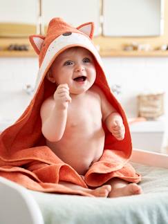 Baby Ankunft-Set aus Badetuch und Waschhandschuh ,,Fuchs"