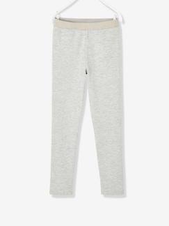 Mädchen-Leggings-Mädchen-Leggings, Bund in Metallic-Optik