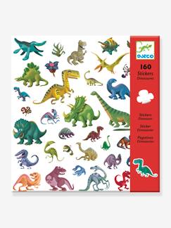 Les loisirs créatifs-160 stickers Dinosaures DJECO
