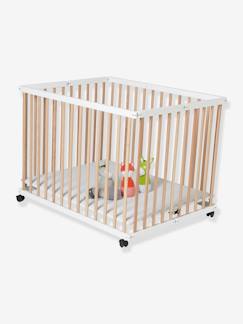 Babyartikel-Laufstall-Baby-Laufgitter aus Holz, klappbar