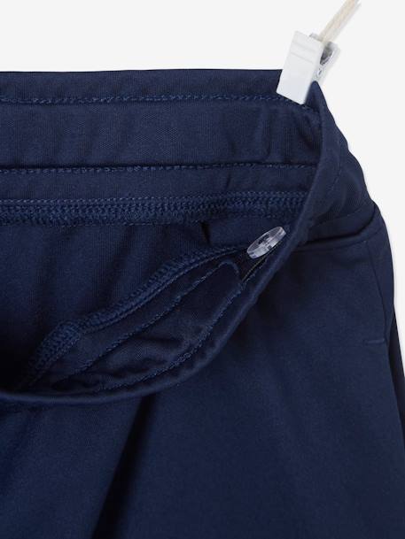 Short de sport garçon Numéro 10 en matière technique MARINE+noir 