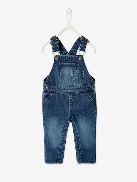 Salopette En Jean Bebe Fille Denim Brut Bebe