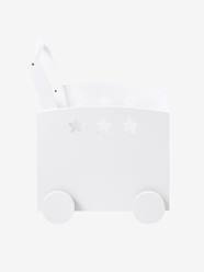 Fahrbare Spielzeugkiste mit Sternen  