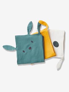 Must-haves für Babys-3er-Pack Wickeltücher mit Tiermotiven