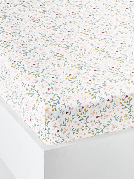 Drap Housse Bebe Fleurettes Ecru Multicolore Linge De Maison Et Decoration Drap Housse Bebe Fleurettes Ecru Multicolore Linge De Maison Et Decoration