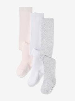 Bébé-Lot de 3 collants bébé maille