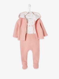 Sommer-Pyjamas-3-teiliges Geschenkset für Babys, ab Gr. 45