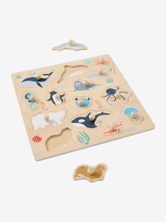 Spielzeug-Lernspiele-Steckpuzzle „Meerestiere“, 14-teilig