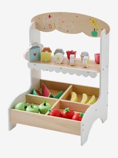 Spielzeug-Nachahmungsspiele-Kinder Obststand / Blumenstand, Holz FSC®