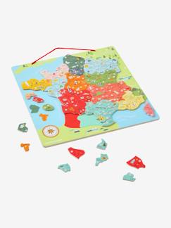 Jouet-Jeux éducatifs-Puzzles-Puzzle de la France magnétique