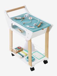 Spielzeug-Nachahmungsspiele-Haushalt, Atelier und Berufe-Tierarzt-Untersuchungstisch aus Holz FSC®