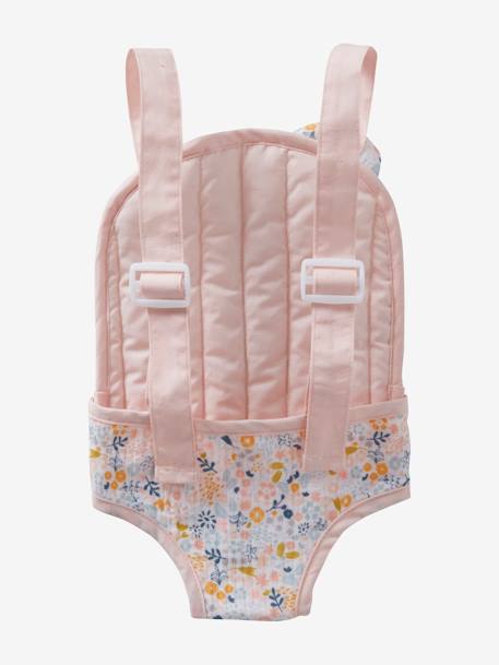 Porte Bebe Poupon En Gaze De Coton Rose Jouet