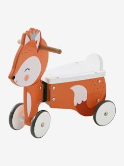 Spielzeug-Erstes Spielzeug-Rutschfahrzeug „Fuchs“ mit Spielzeugkiste