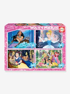Jouet-Jeux éducatifs-Puzzles-Lot de 4 puzzles progressifs de 50 à 150 pièces Disney® Princesses EDUCA