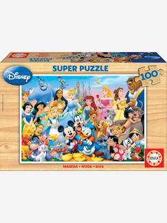 Puzzle bois 100 pièces Le monde merveilleux de Disney® EDUCA