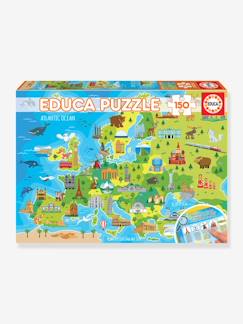 -Puzzle 150 pièces Carte d’Europe EDUCA