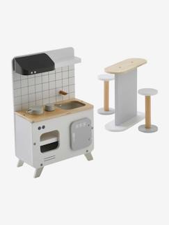 Jouet-Poupons et poupées-Mobilier de cuisine pour poupée mannequin en bois FSC®