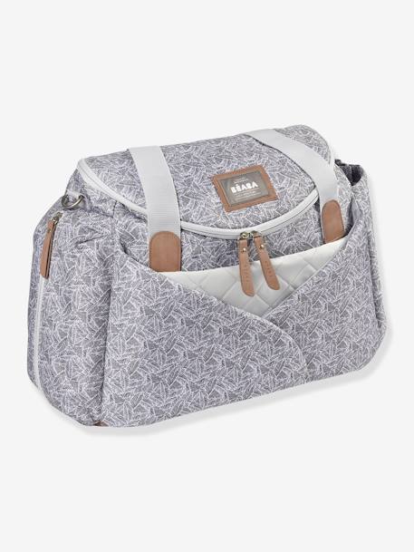 Sac à langer Sydney II BEABA GRIS IMP ALL OVER+gris imprimé+Play print corail+vert sauge 