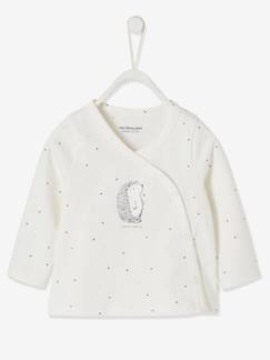 Bébé-T-shirt, sous-pull-Brassière bébé naissance en coton bio