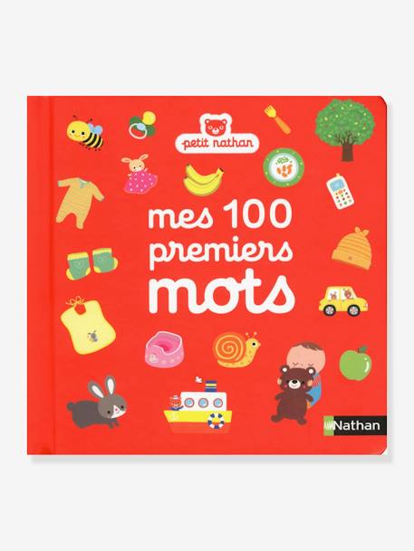 Livre Imagier Mes 100 Premiers Mots Petit Nathan Rouge Jouet Livre Imagier Mes 100 Premiers Mots Petit Nathan Rouge Jouet
