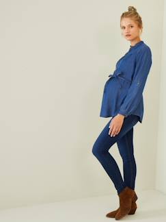 Vêtements de grossesse-Pantalon-Jean skinny de grossesse denim stretch