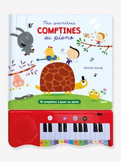 Spielzeug-Bücher (französisch)-Französischsprachiges Klavierlehrbuch „Mes premières comptines au piano“ AUZOU