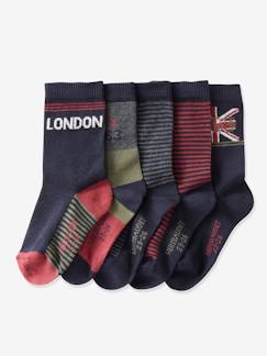 Junge-Unterwäsche-Socken-5er-Pack Jungen Socken, London
