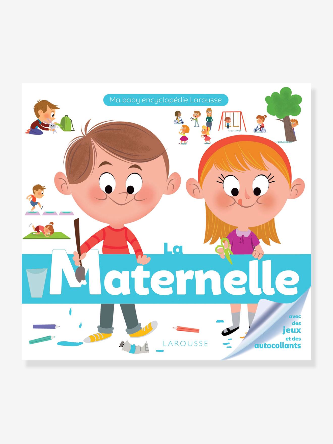 Livre Educatif La Maternelle Ma Baby Encyclopedie Larousse Blanc Jouet