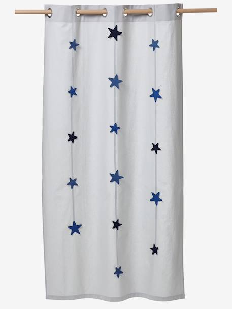 Rideau tamisant Baroudeur Gris / étoiles 