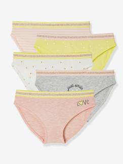 Fille-Sous-vêtement-Lot de 5 culottes fille