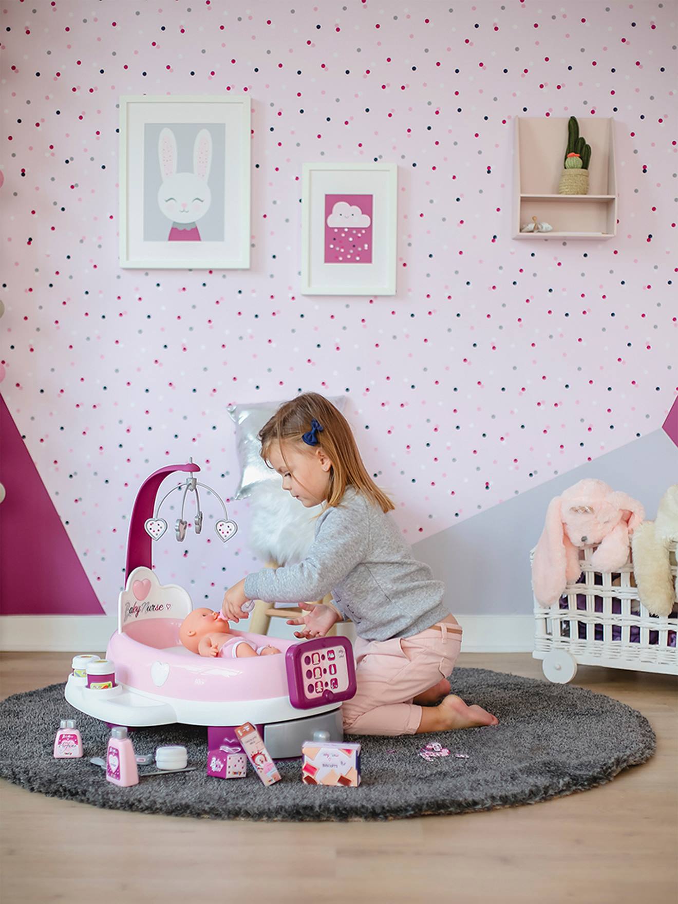 Nurserie Electronique Baby Nurse Smoby Rose Jouet