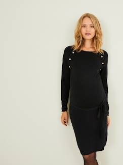 Umstandsmode-Pulloverkleid während und nach der Schwangerschaft