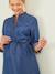 Umstandskleid aus leichtem Denim blue stone 