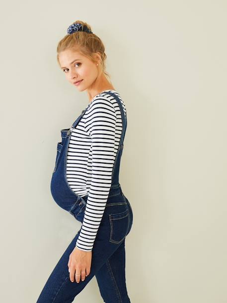 Latz-Jeans für die Schwangerschaft DENIM 