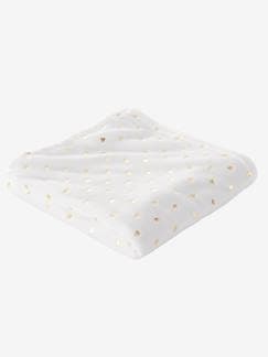 Linge de maison et décoration-Linge de lit bébé-Plaid enfant en polaire motifs dorés