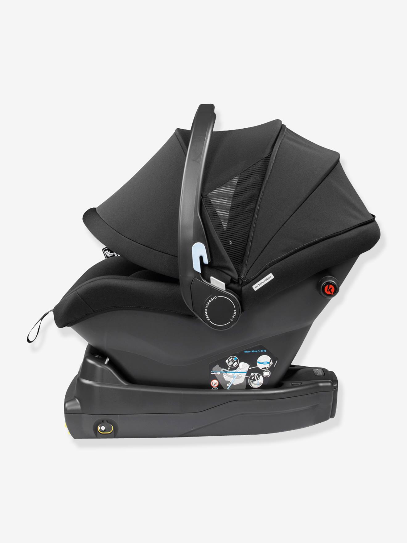 peg perego base i size