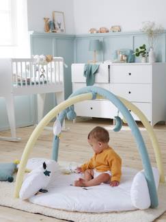 Spielzeug-Erstes Spielzeug-Krabbeldecke und Spielbogen-Baby Activity-Decke mit Spielbögen „Minzcocktail“