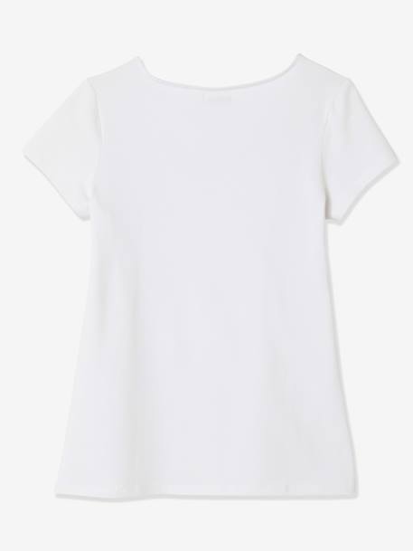 Lot de 2 T-shirts cache-coeur grossesse et allaitement LOT MARINE/GRIS+noir 