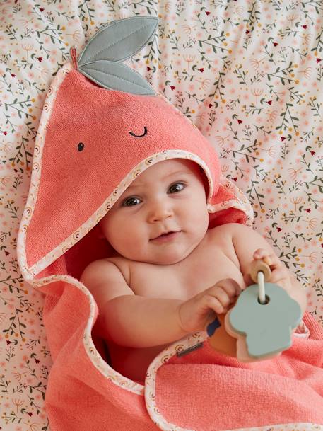 Cape De Bain Bebe Pommes D Amour Rose Linge De Maison Et Decoration Cape De Bain Bebe Pommes D Amour Rose Linge De Maison Et Decoration