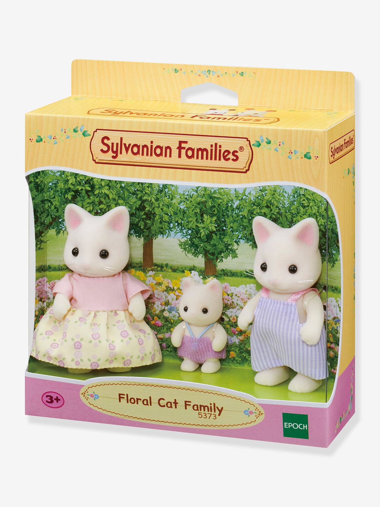 La Famille Chat Blanc Sylvanian Families Blanc Jouet