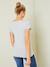 Lot de 2 T-shirts cache-coeur grossesse et allaitement LOT MARINE/GRIS+noir 