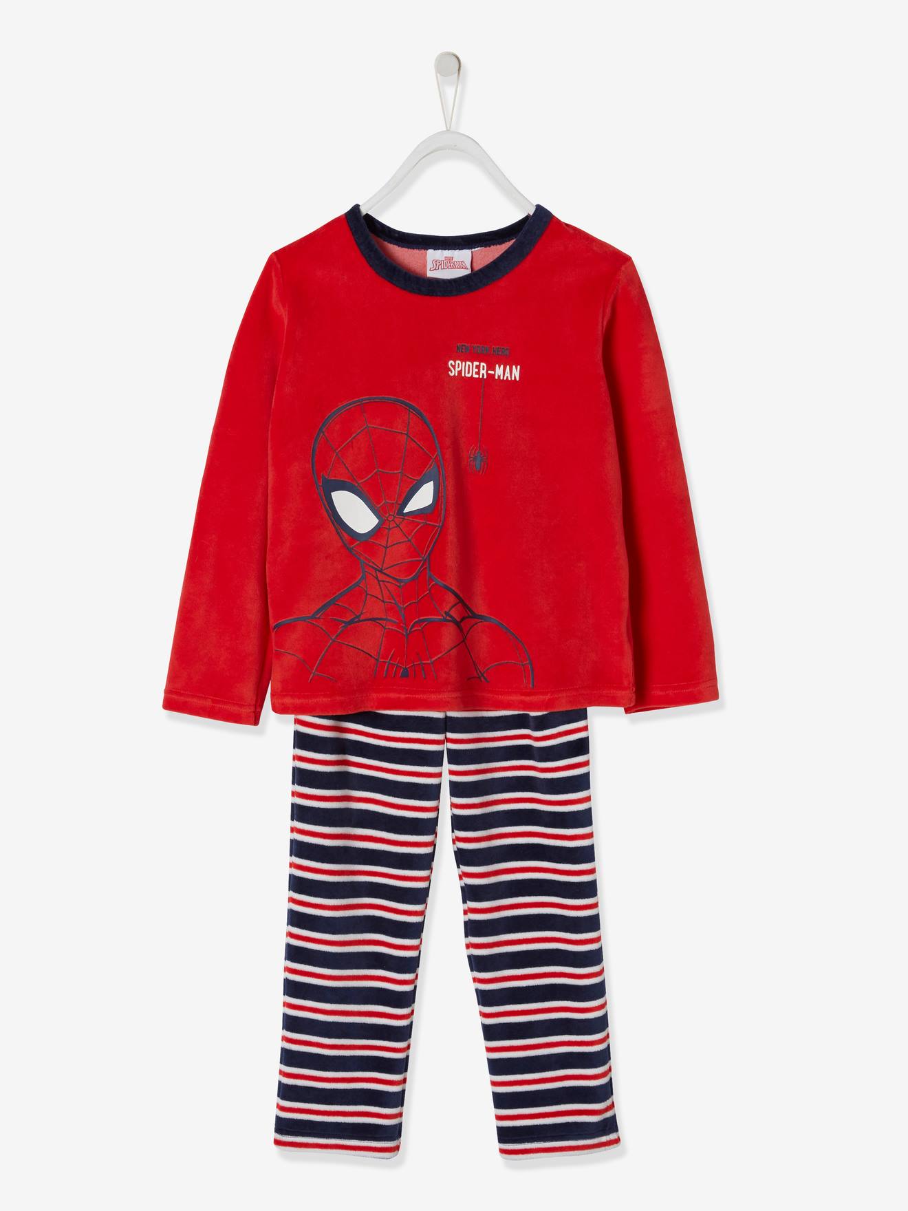 Spiderman Jungen Schlafanzug rot 